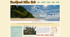 Desktop Screenshot of beachfrontvillasbali.com